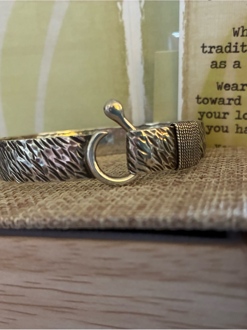 BAMBOO Gold Swirl Hook Bracelet-Style Earrings